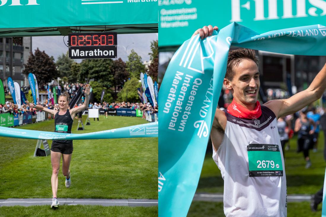 INTERNATIONAL ATHLETES TAKE OUT AIR NZ QUEENSTOWN MARATHON TITLES